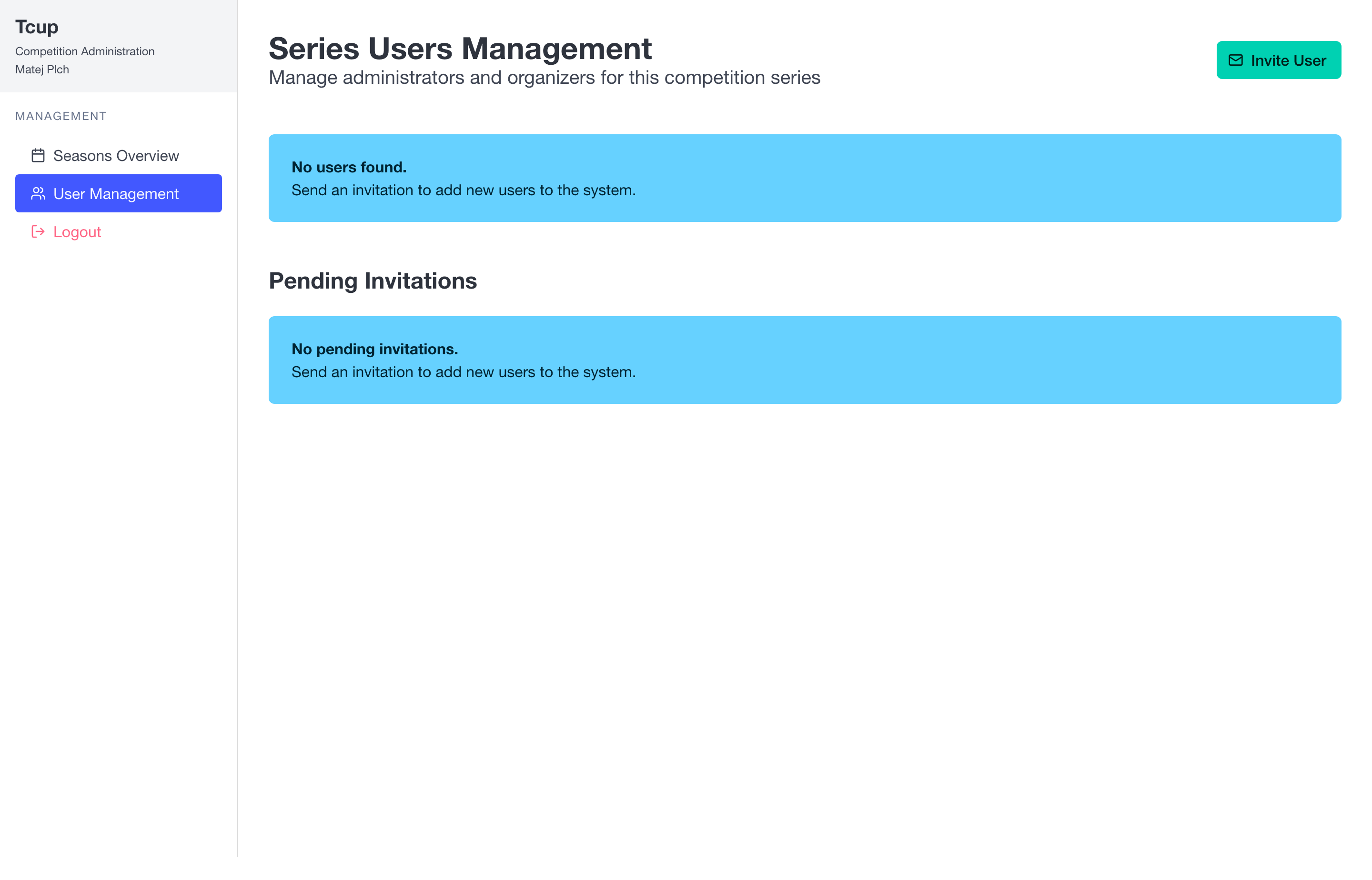 Series user and role management